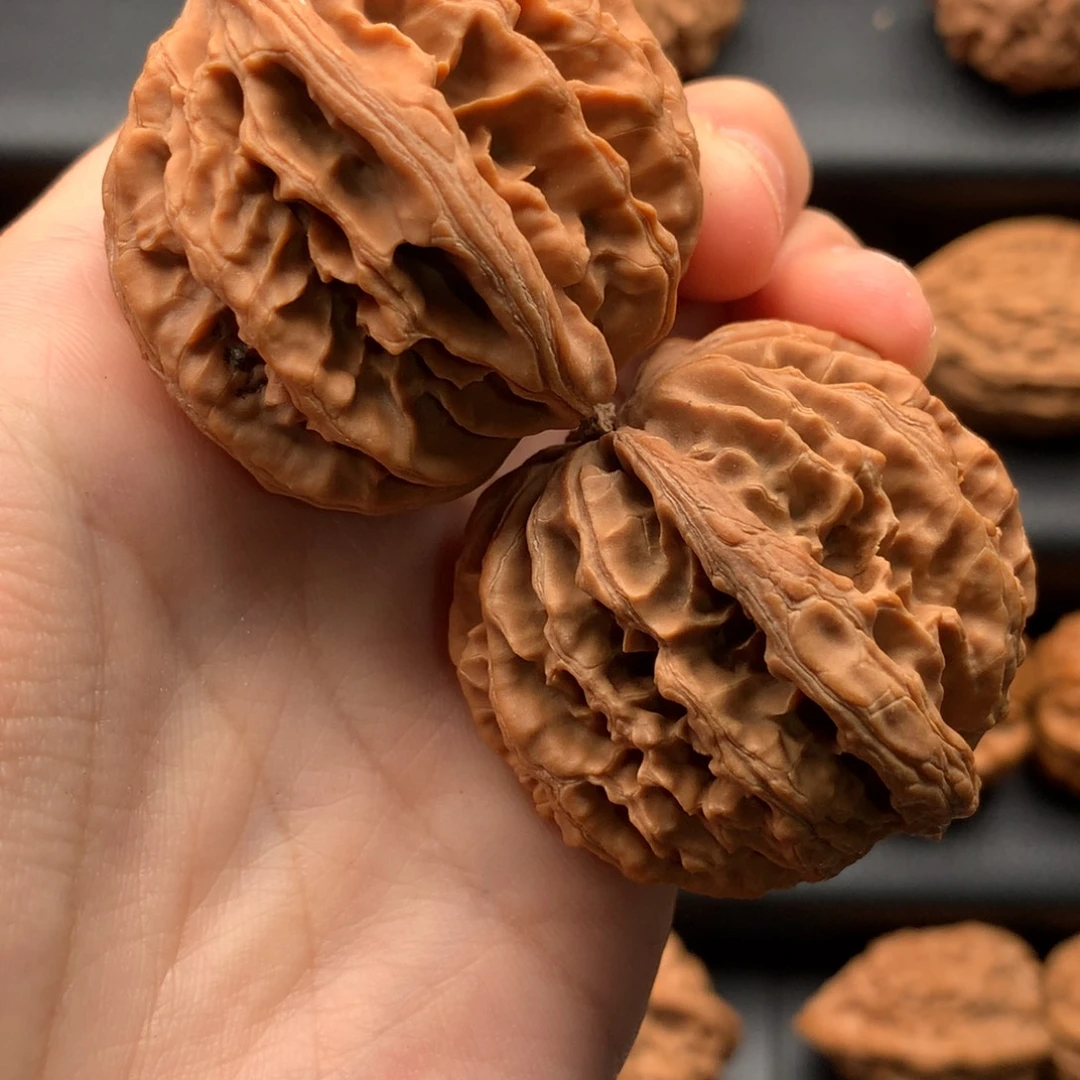 笑***生吊坠文玩核桃通天纹