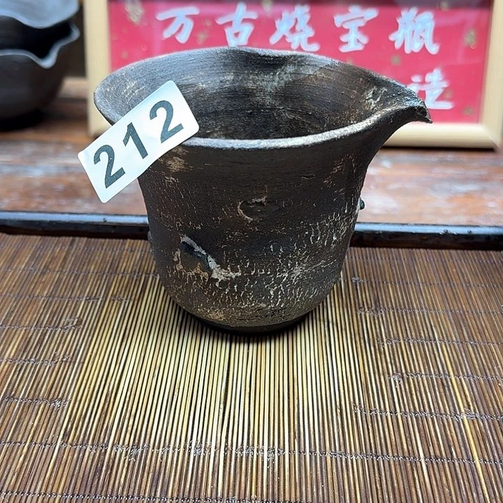 纯手工制作粗陶茶具