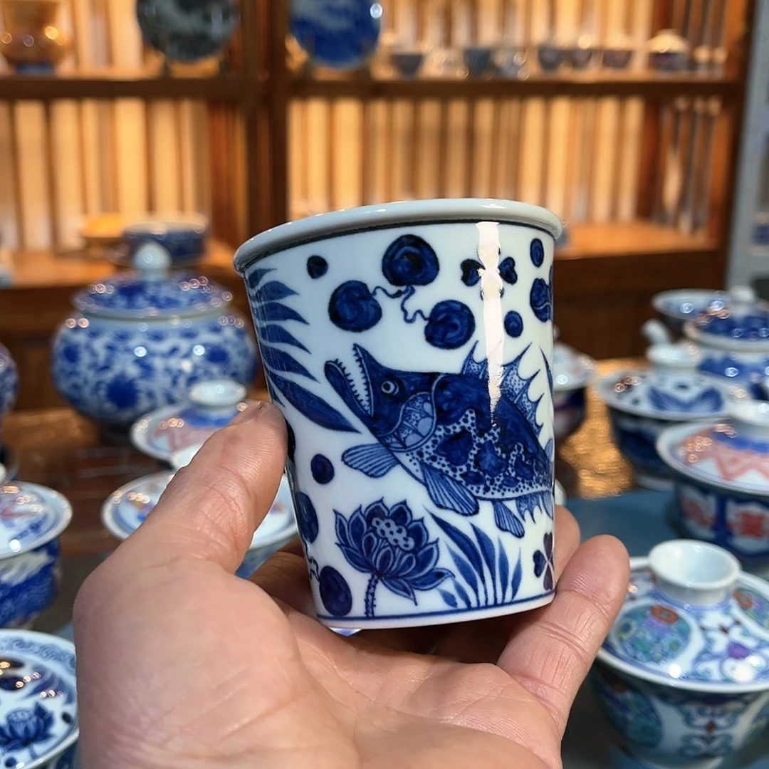 錡镇堂手工手绘杯