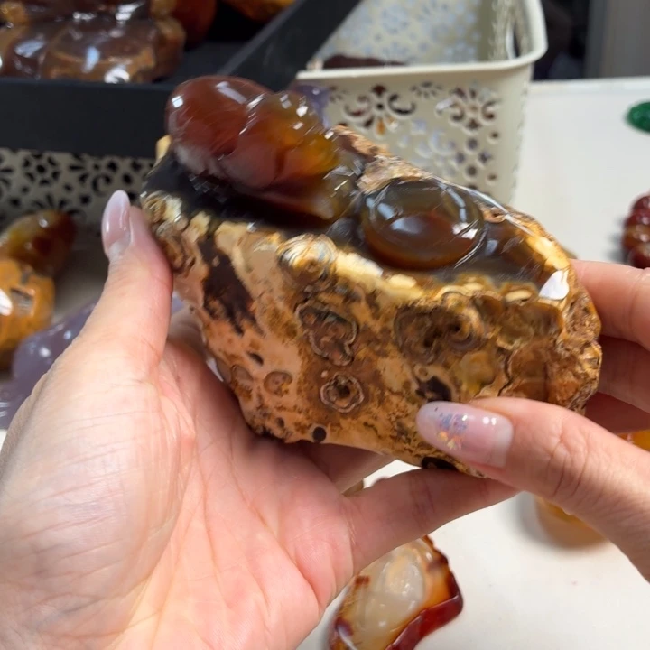 未镶嵌吊坠(不含链)玛瑙/玉髓