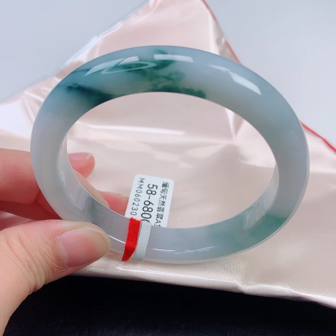 未镶嵌手镯翡翠58正圈