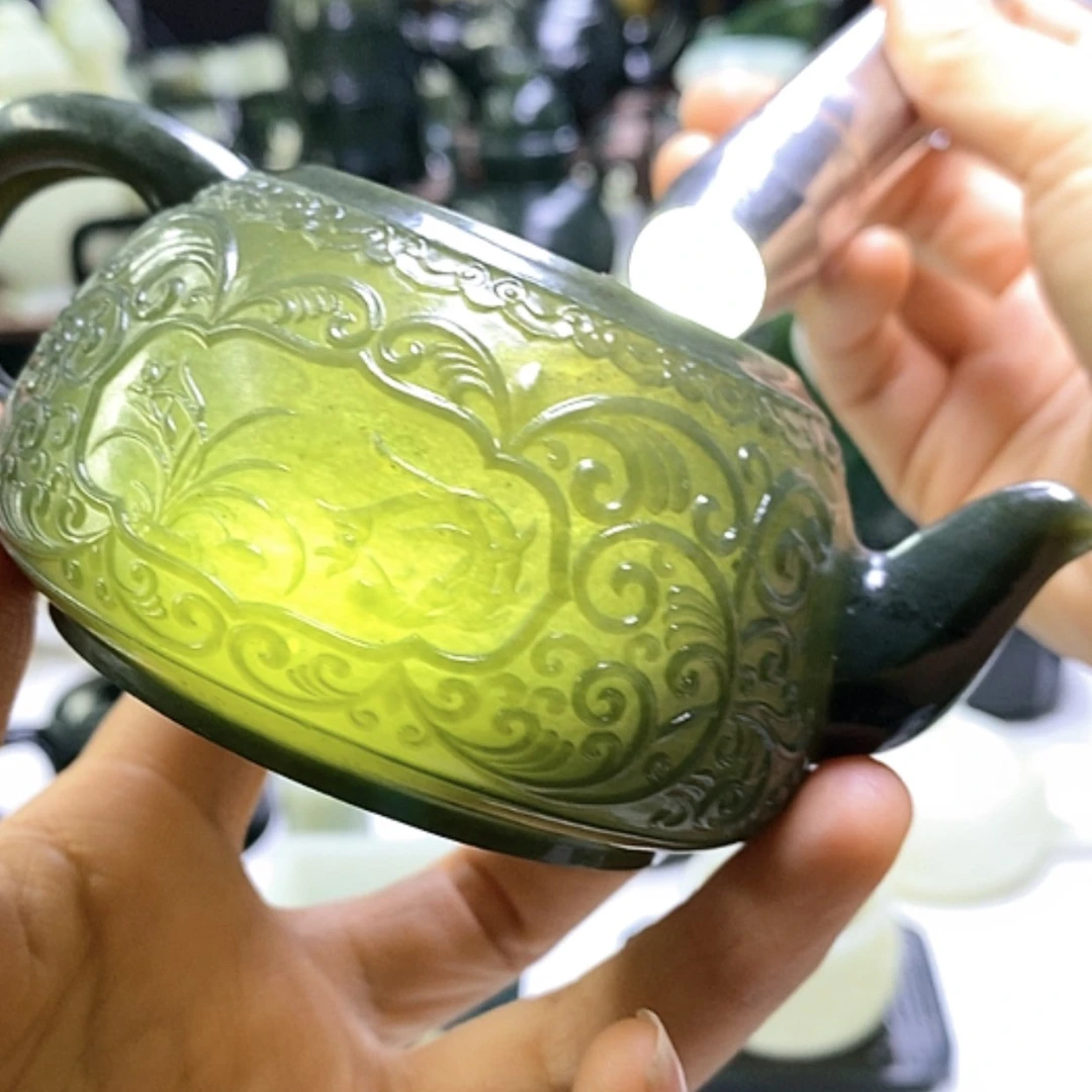 【闪购商品】和田玉未镶嵌摆件福利青玉壶