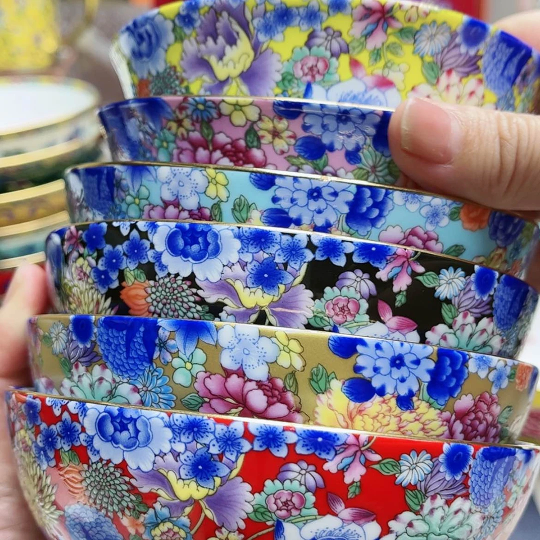 【闪购商品】珐琅5寸6个………………