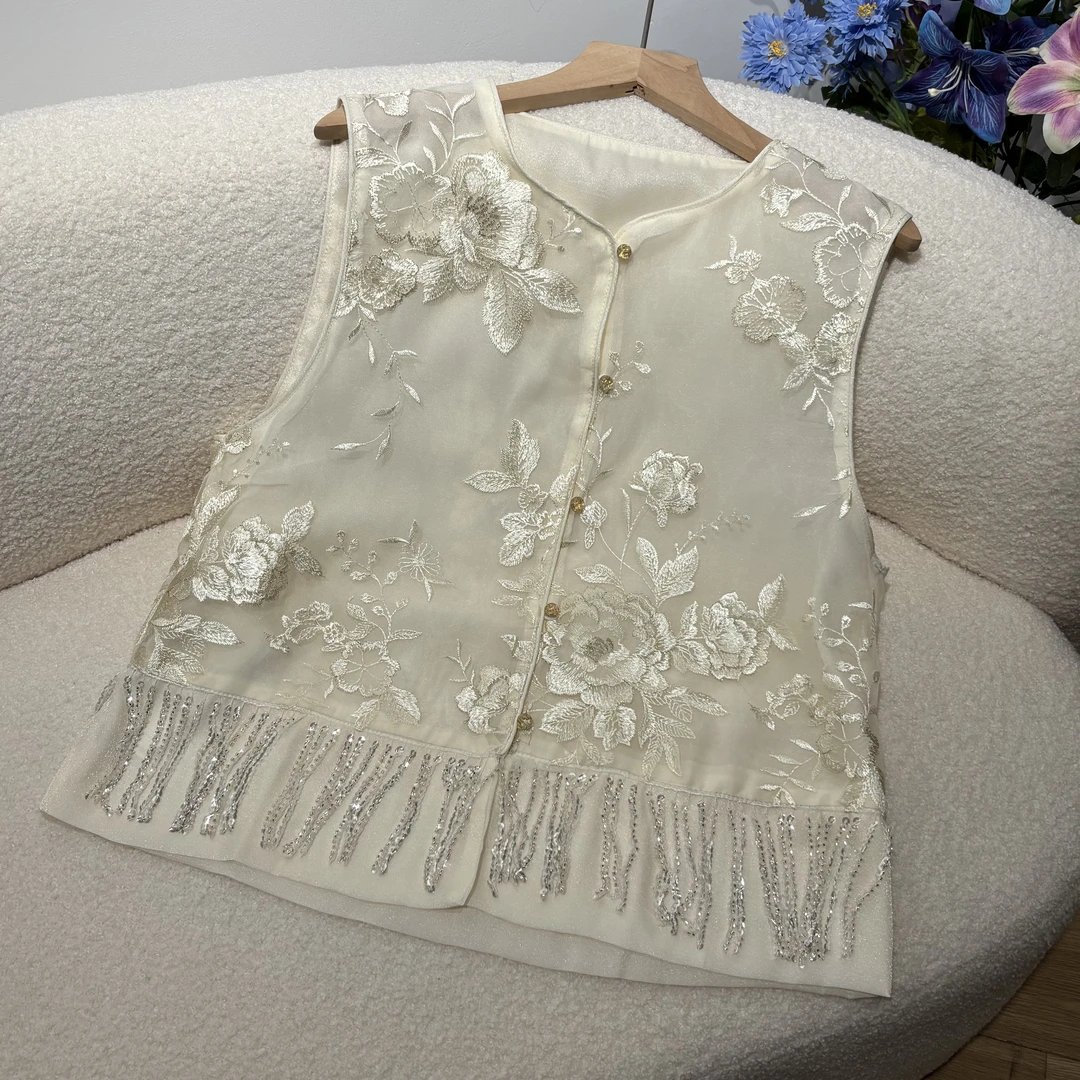 子母依新中式马甲25207BKF10