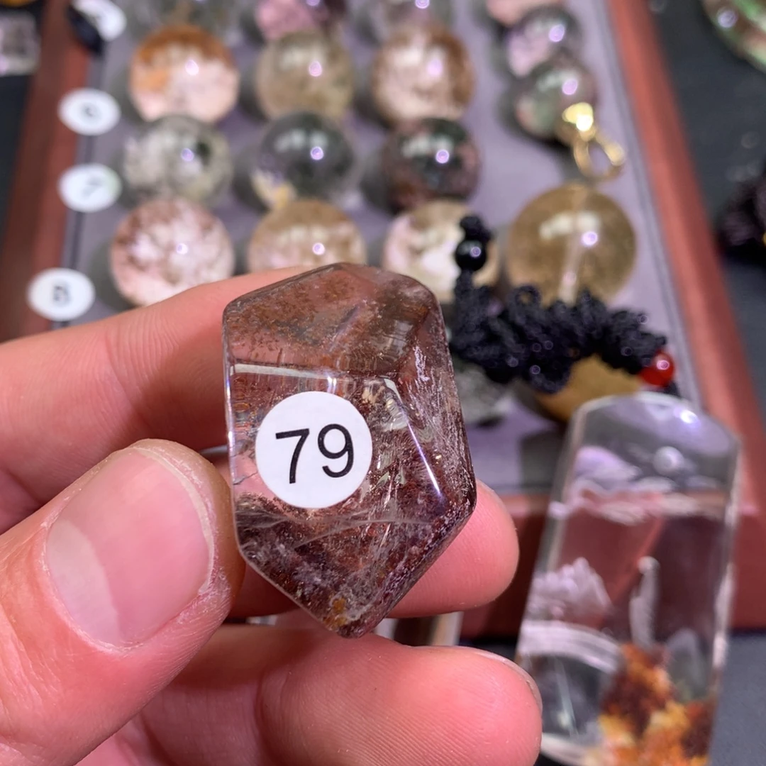 晓***套链未镶嵌水晶天然水晶石吊坠