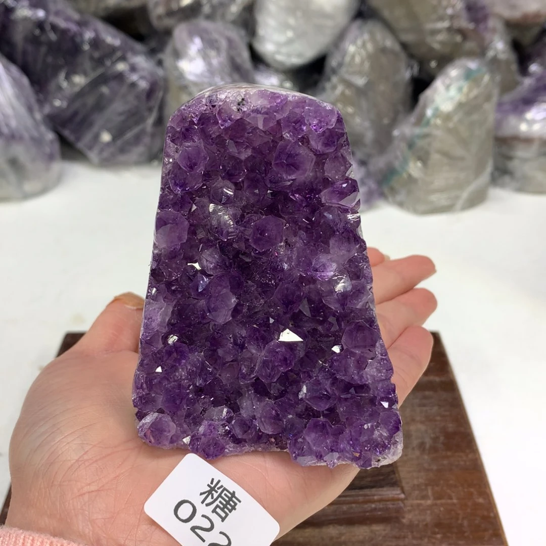紫晶摆件未镶嵌水晶