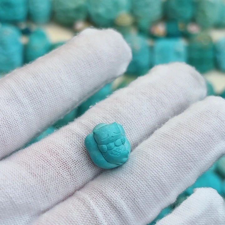 未镶嵌绿松石珠宝奇石