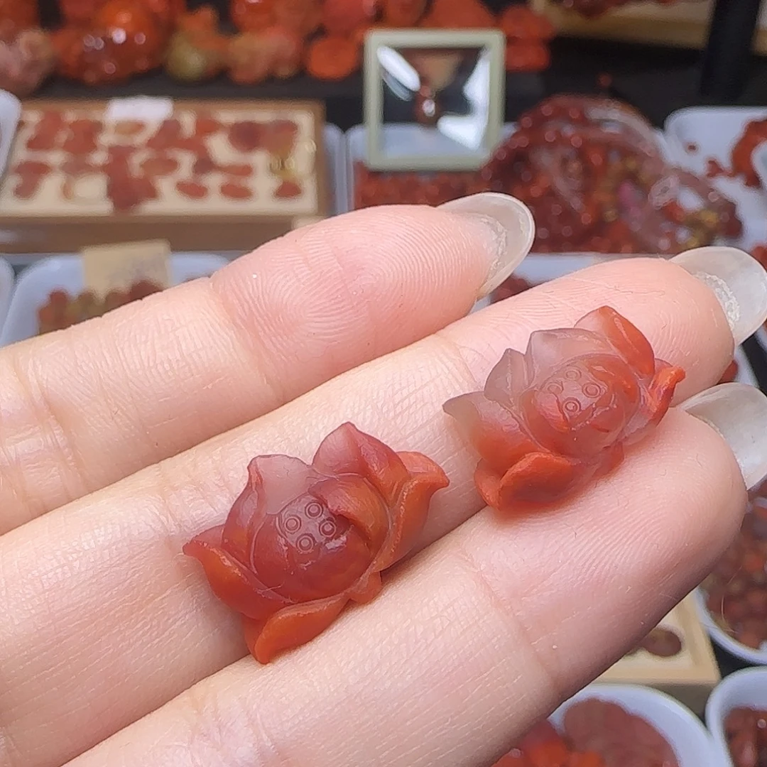 南红玛瑙未镶嵌吊坠(不含链)