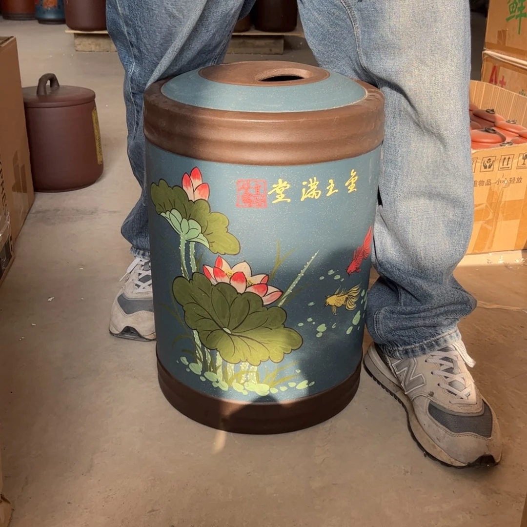 紫砂茶叶罐23 饼茶叶罐