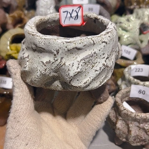 粗陶花盆制作就这样的