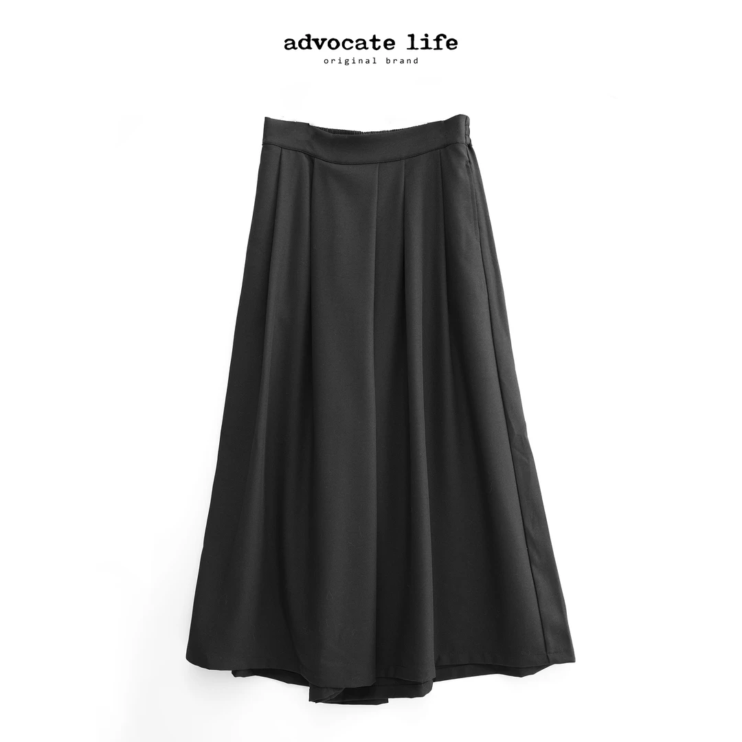 生活主张 Advocatelife上新时尚简约百搭显瘦高腰阔腿裤HQ163392