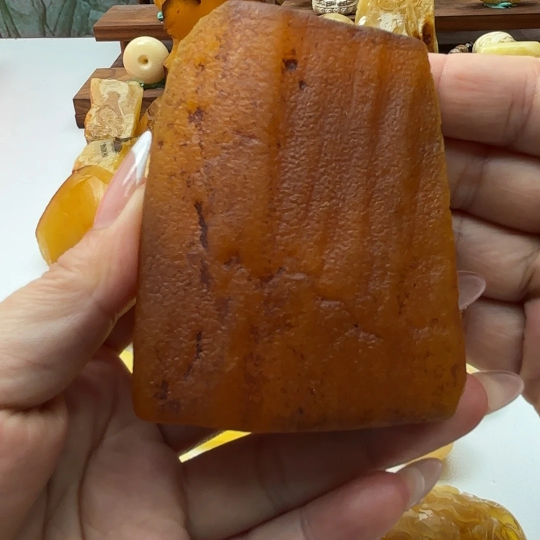 生***泉未镶嵌定制琥珀琥珀