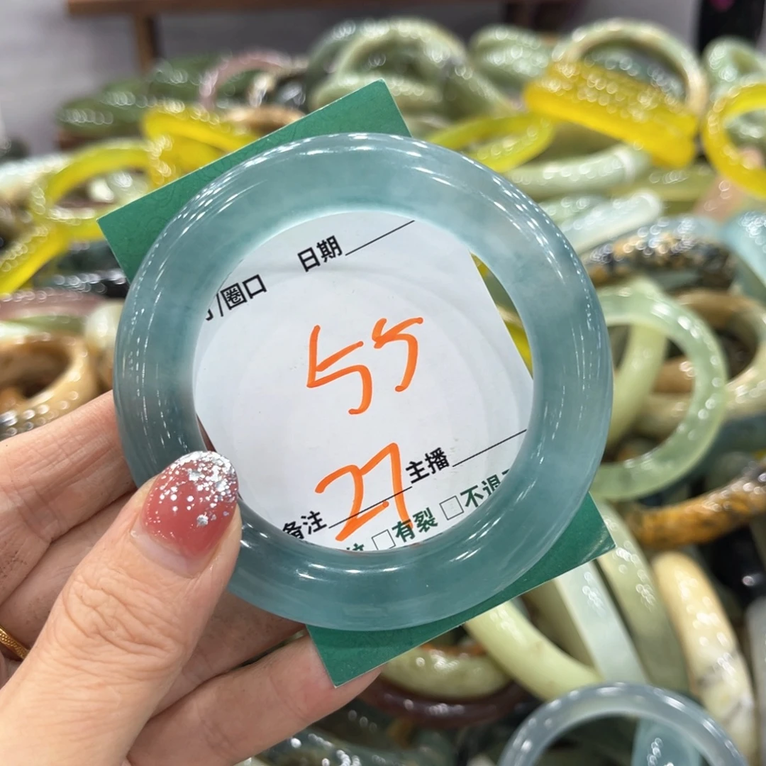 未镶嵌蛇纹石玉手镯手镯