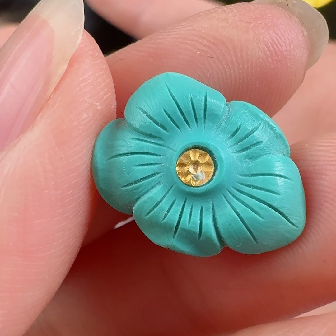 绿松石珠宝奇石未镶嵌