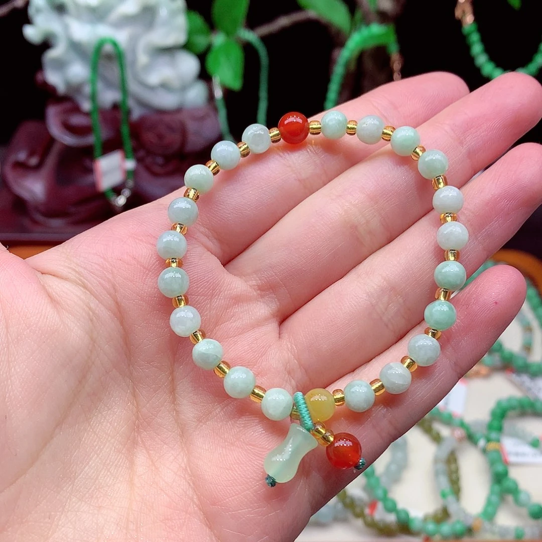 未镶嵌手链翡翠翡翠