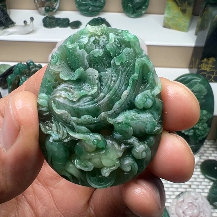 独山玉未镶嵌吊坠(不含链)