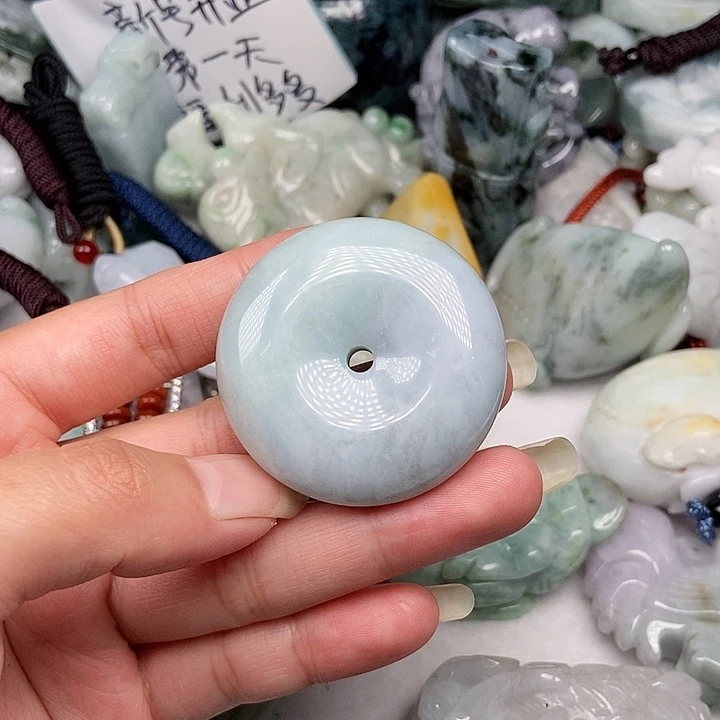 未镶嵌挂件翡翠平安扣