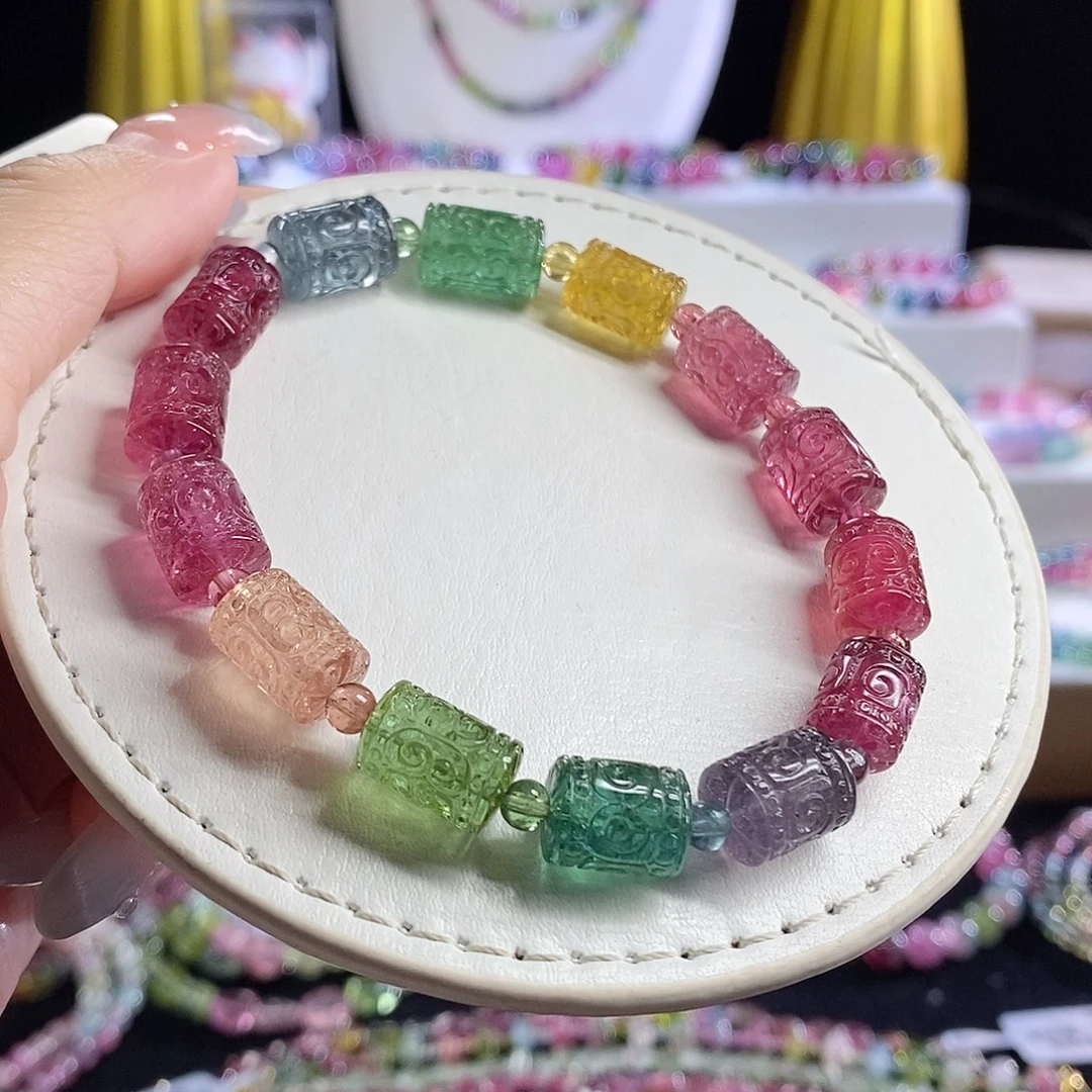 未镶嵌手链碧玺回纹