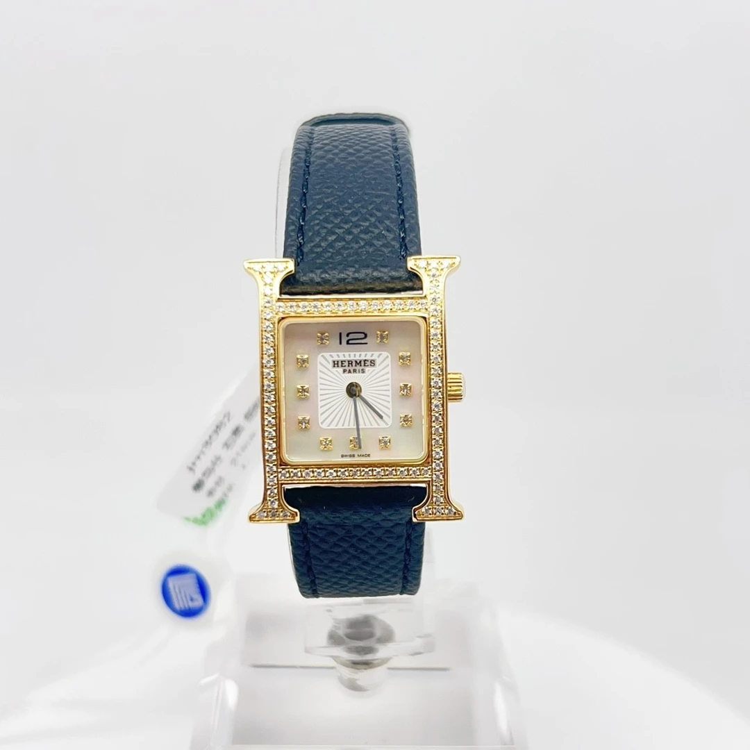 95新 Hermes/爱马仕  石英腕表后钻 21mm/公价85999/jm3249