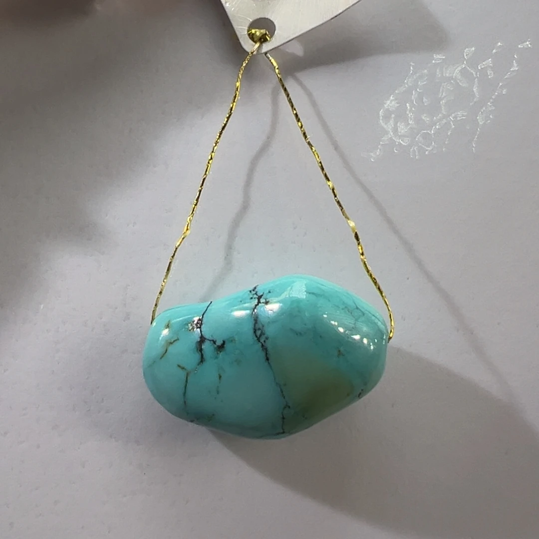 绿松石未镶嵌挂件