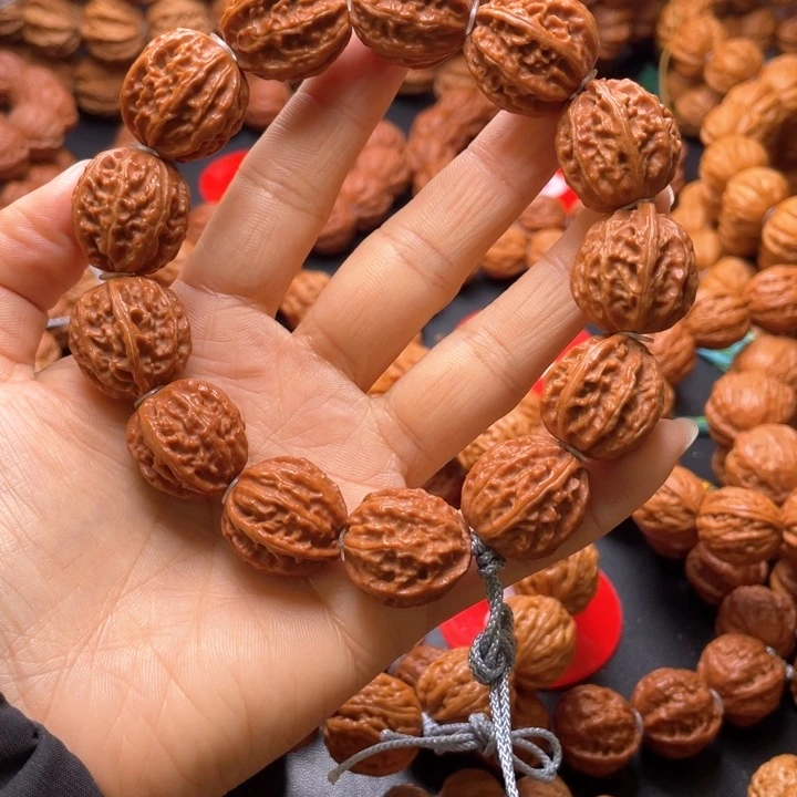 文玩核桃吊坠@****到密纹八棱