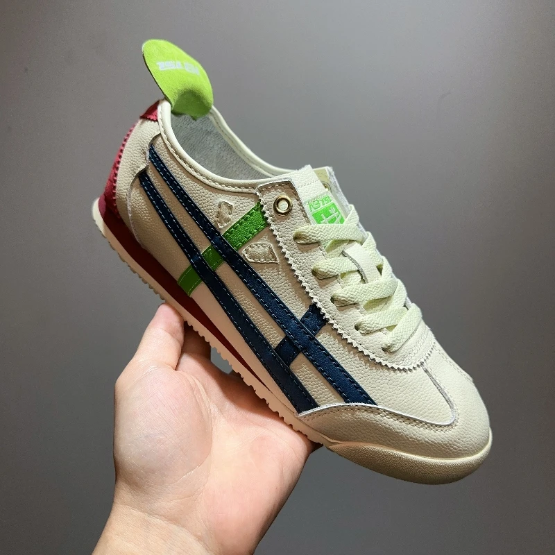 新款夏季阿甘男鞋日系虎冢tiger运动休闲德训鞋透气情侣小白鞋男