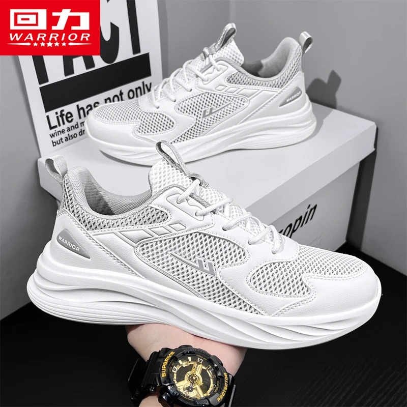 回力男鞋运动鞋2025夏季情侣款镂空网面透气休闲软底轻便跑步鞋