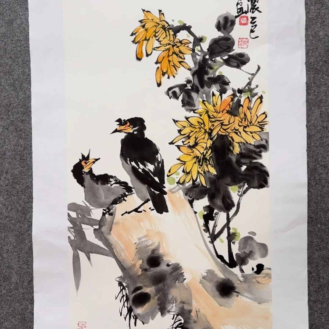 国画邢坤老师手绘作品