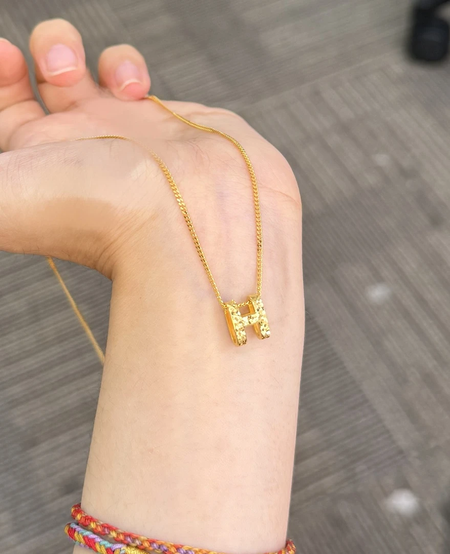 足金999 碎冰H套链