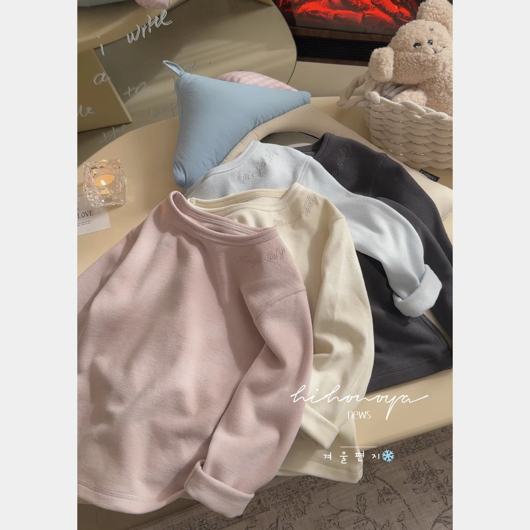 Q【软绵绵2.0】二Hihoniya~2025冬季亲子纯色刺绣软糯天丝羊毛套装