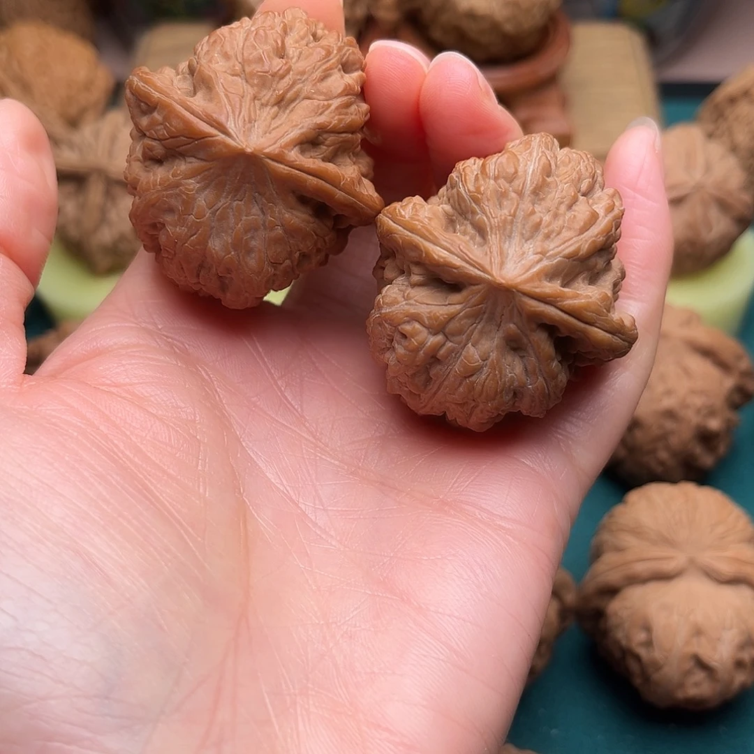 把件文玩核桃平谷凹底