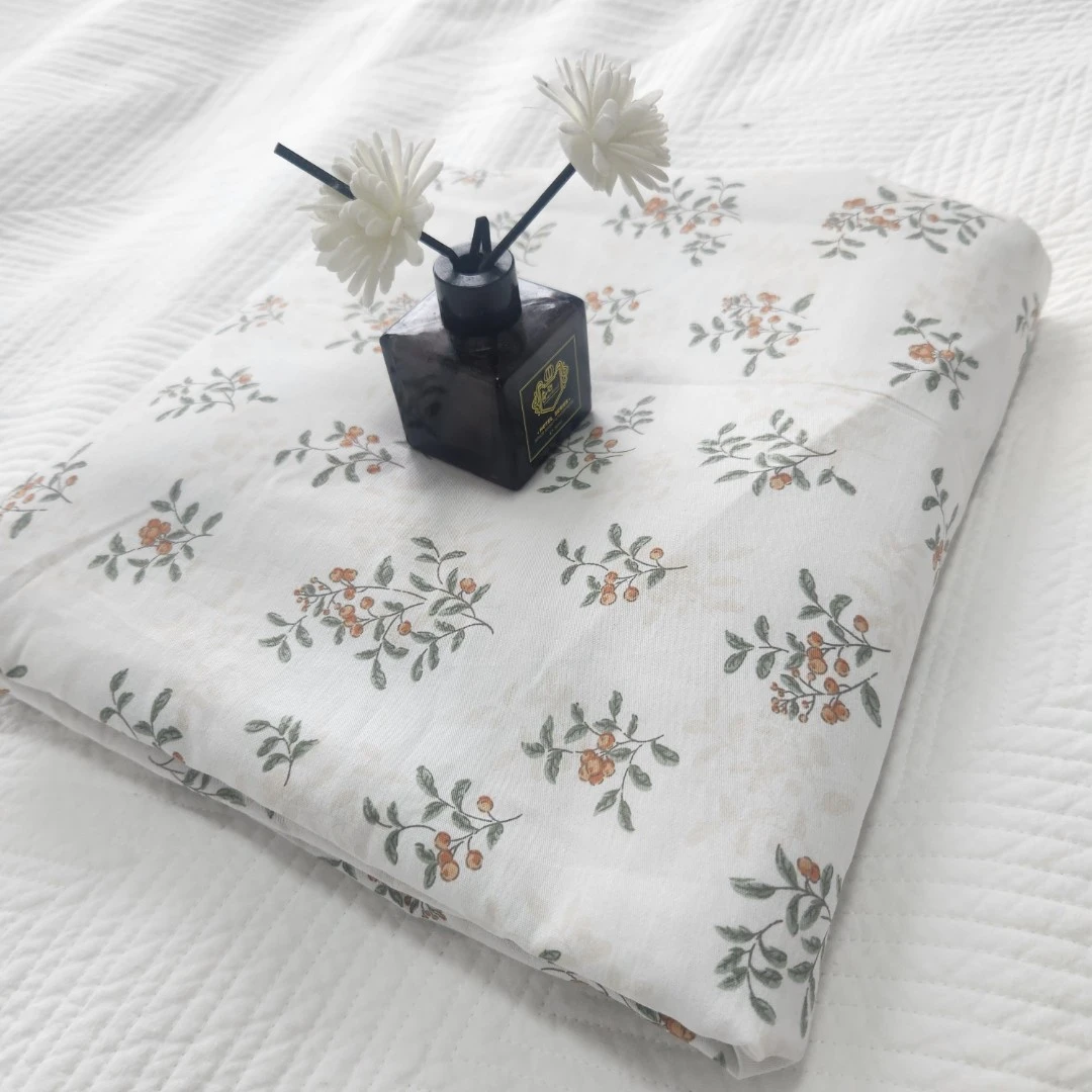 慧安妮塔2.0米双人被罩 简约印花全棉床上用品学生宿舍