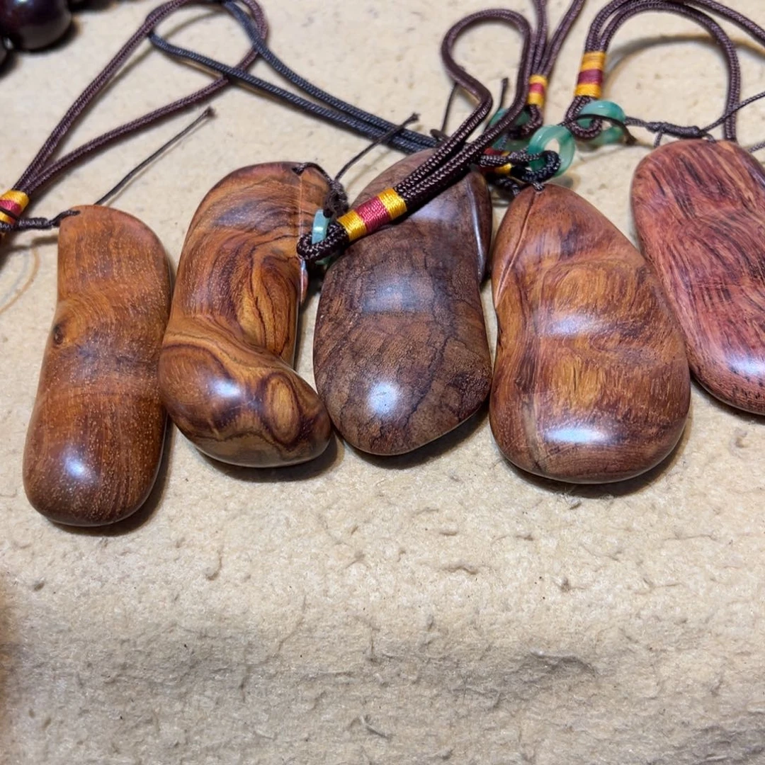 小叶紫檀手串/手链越黄手把件