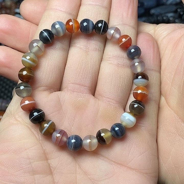 玛瑙/玉髓手链未镶嵌