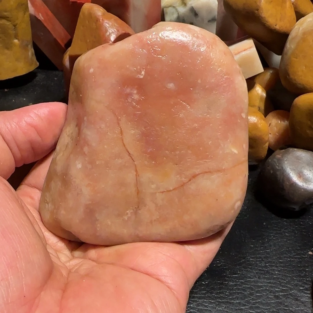 老挝石田黄原石，