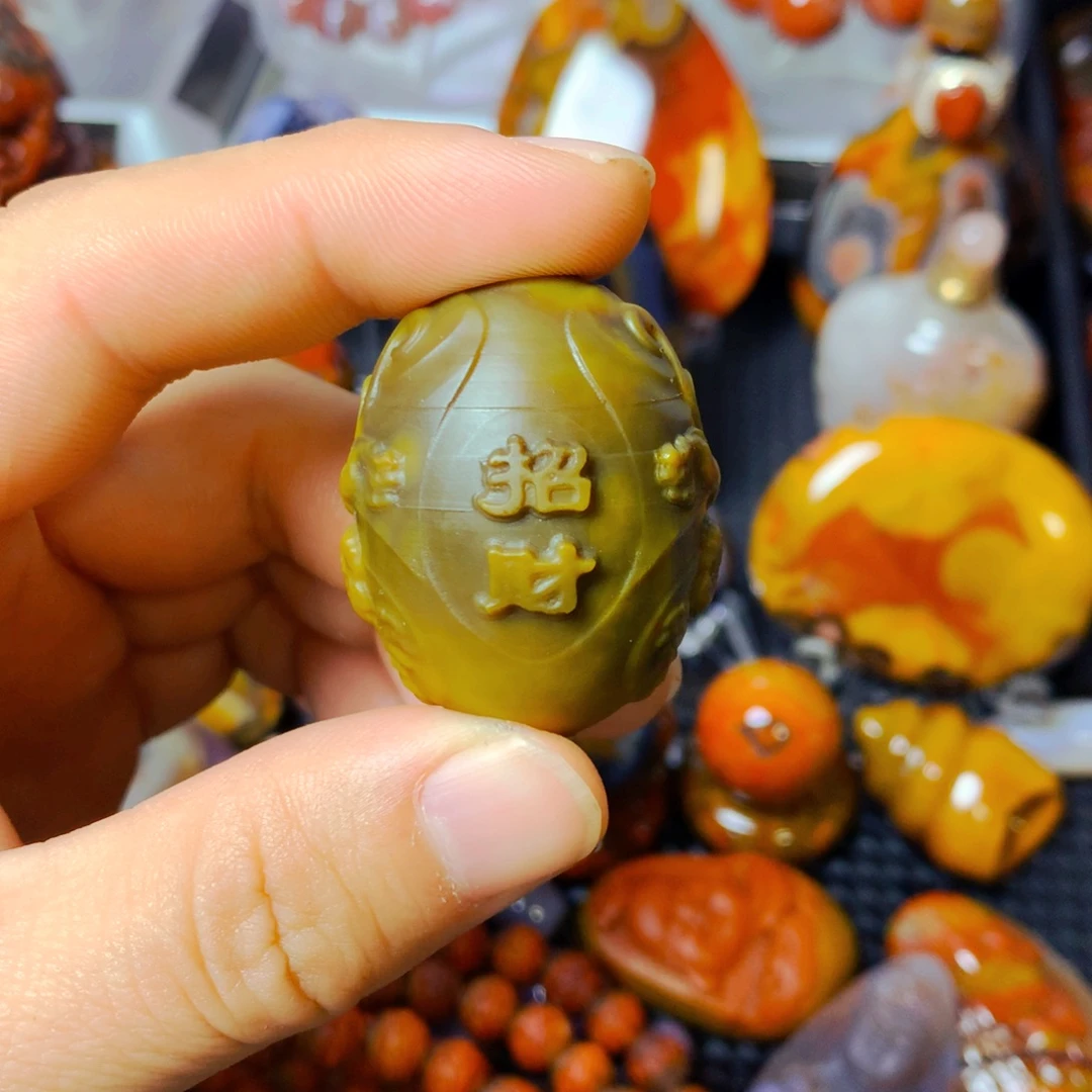 玛瑙/玉髓未镶嵌战国红玛瑙