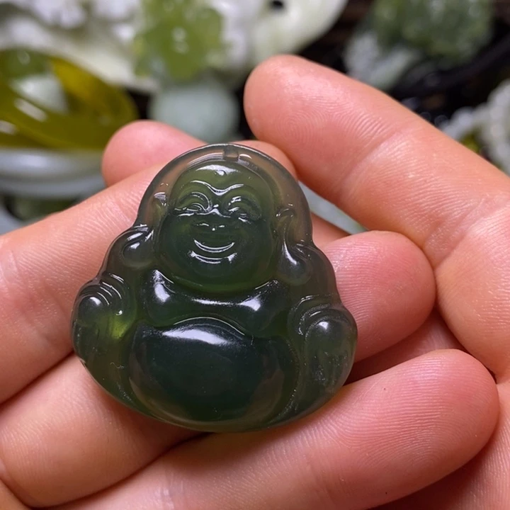 未镶嵌岫玉岫玉颈饰