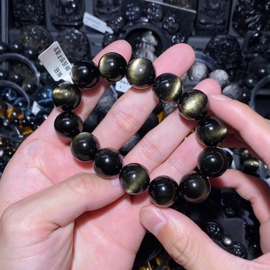 黑曜岩手链未镶嵌C****r
