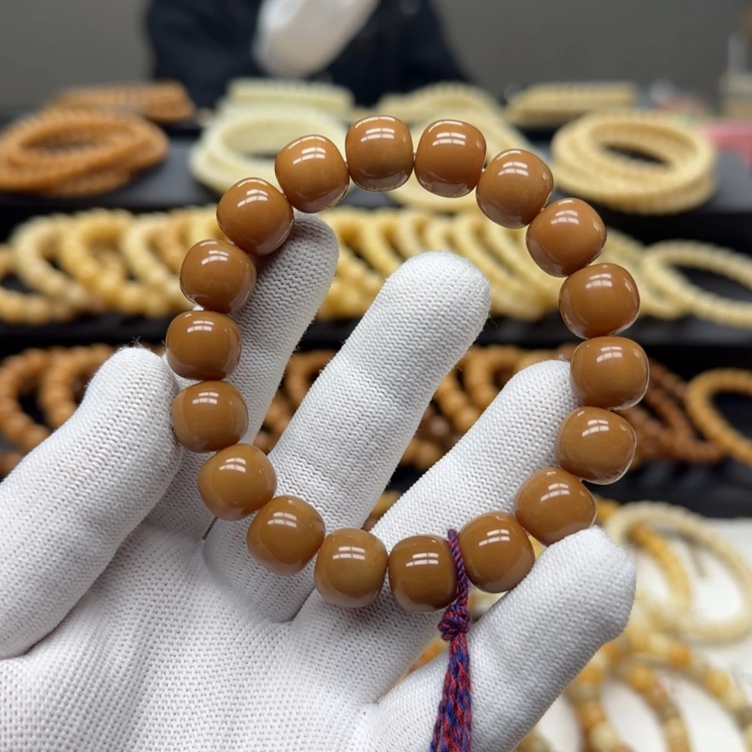 手串菩提根/象牙果12×13 11年 微瑕