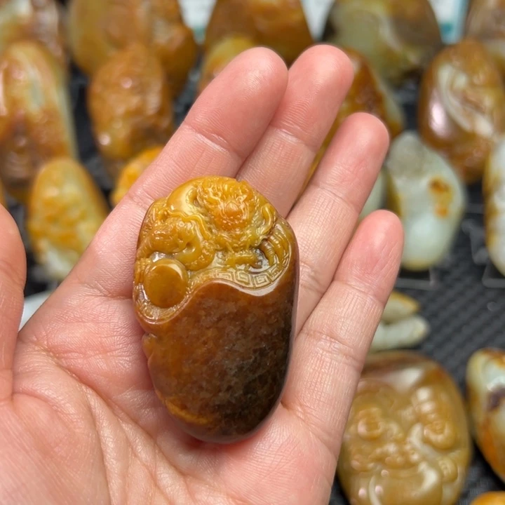 遗***忘和田玉未镶嵌挂件