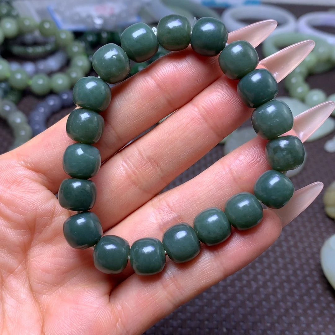 未镶嵌手串和田玉卡11