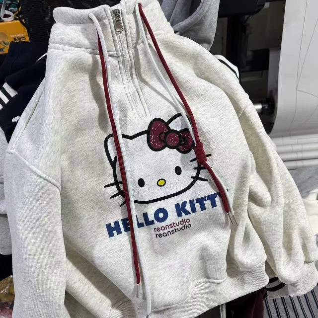 SY潮童 82216KT半拉链双抽绳卫衣