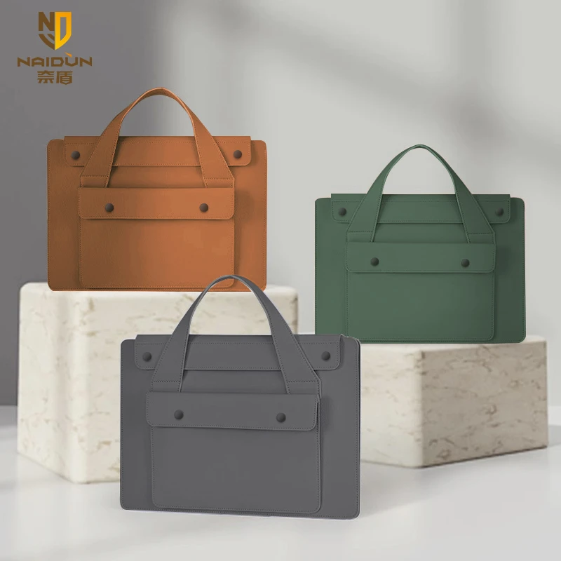 NAIDUN/奈盾风琴笔记本电脑包适用苹果macbook16联想小新14手提包