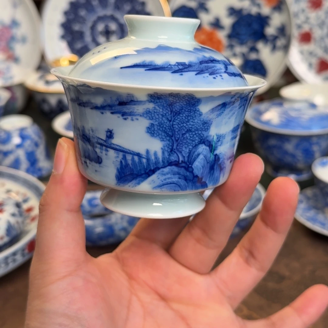 纯手工手绘陶瓷茶具