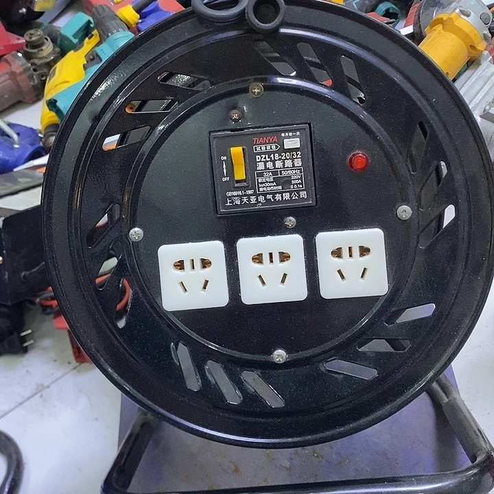 可绕50米左右电缆线缆盘绕线盘收线卷线盘收线 金属空盘