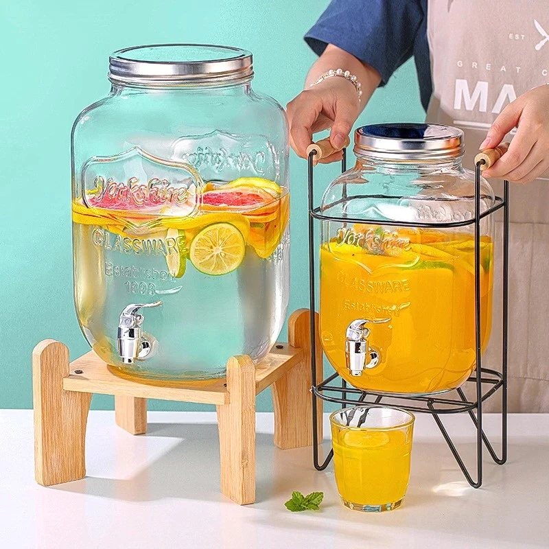 玻璃泡酒瓶食品级家用密封罐带盖啤酒自酿果酒瓶可乐饮料水果茶桶