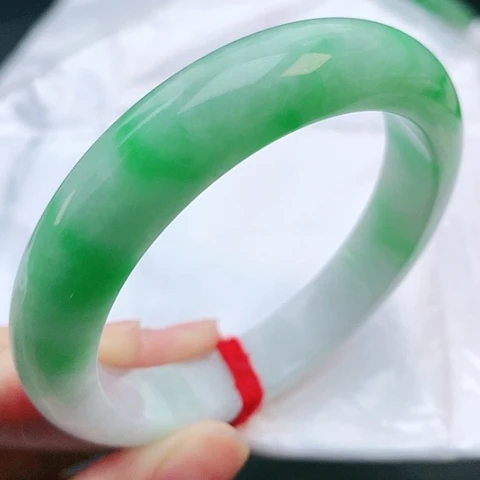 未镶嵌手镯翡翠55圈口882591