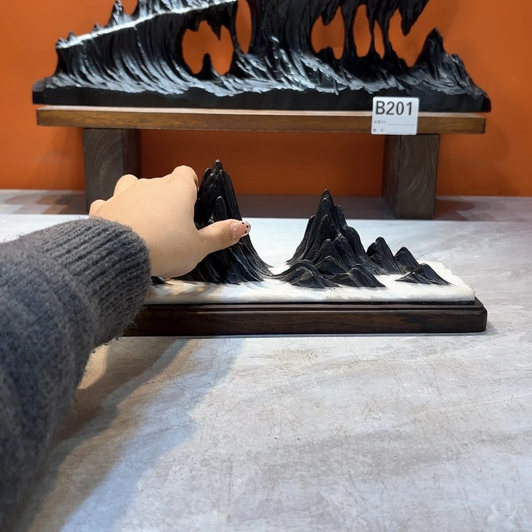 摆件上**水灵璧石奇石摆件