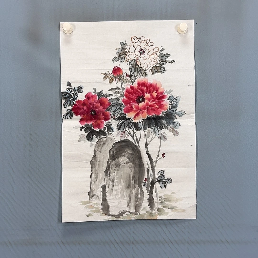 国画417 牡丹一如你初