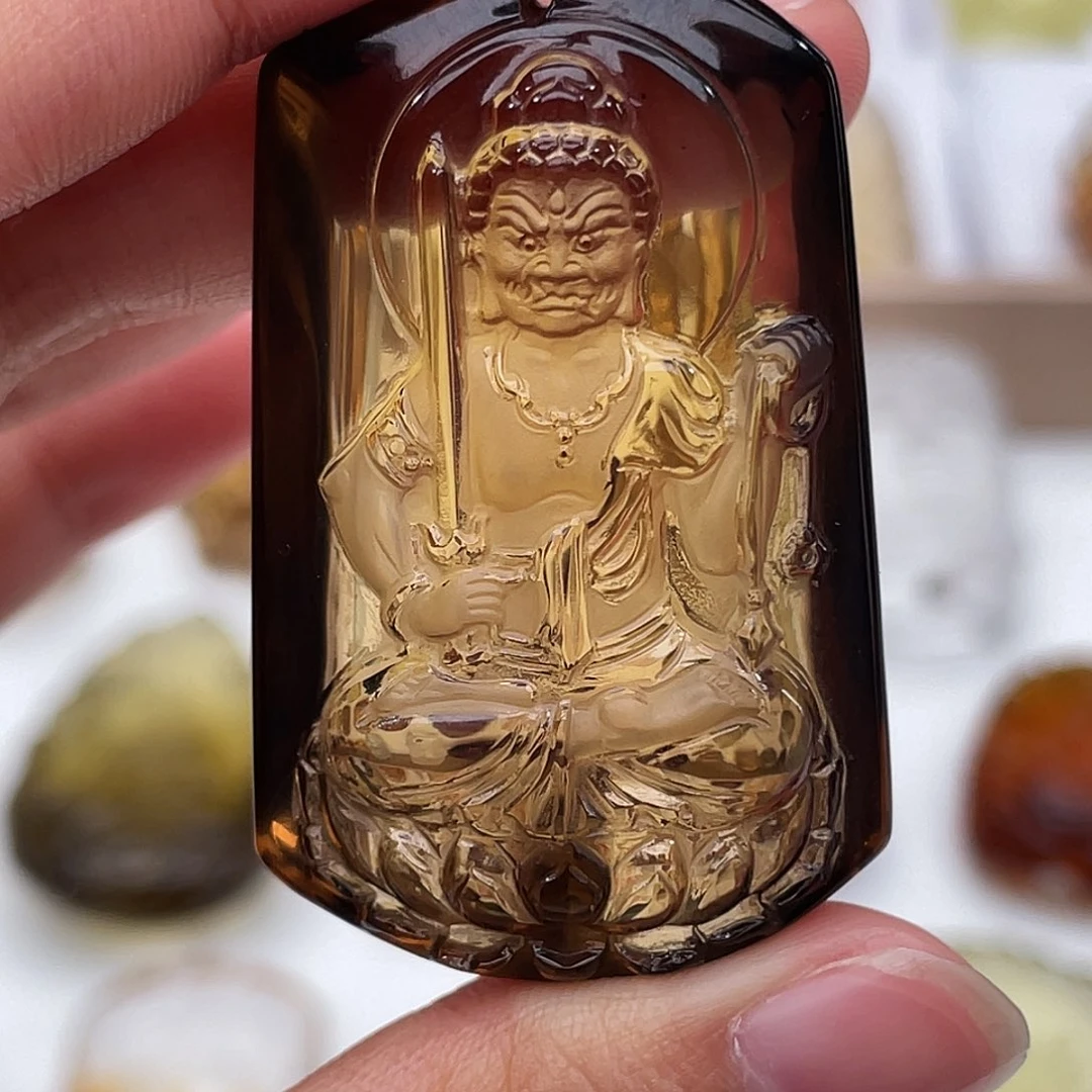 水晶颈饰未镶嵌定制吊坠不动